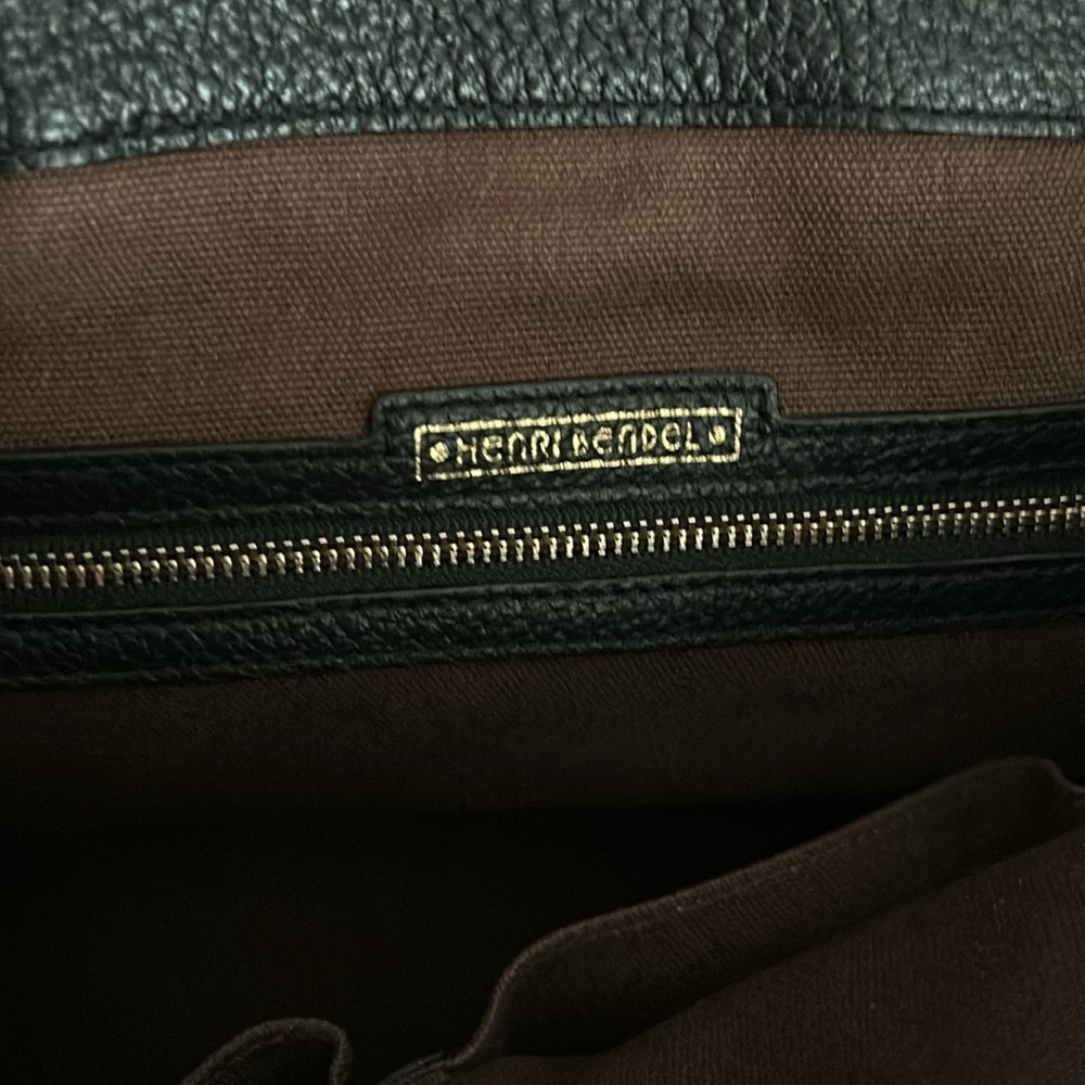Henri Bendel Black Satchel Handbag - Picture 13 of 16